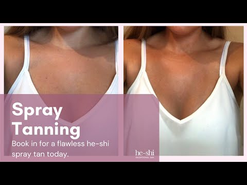 YouTube Video of he-shi spray tan demo
